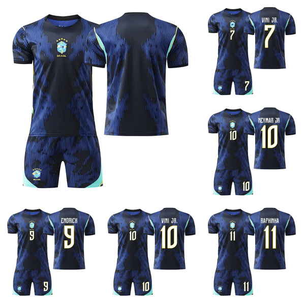 2026 World Cup Brazil Home Soccer Jersey Vinicius Junior Neymar Raphinha Endrick Football Kit Uniform For Adult Men Youth Kids