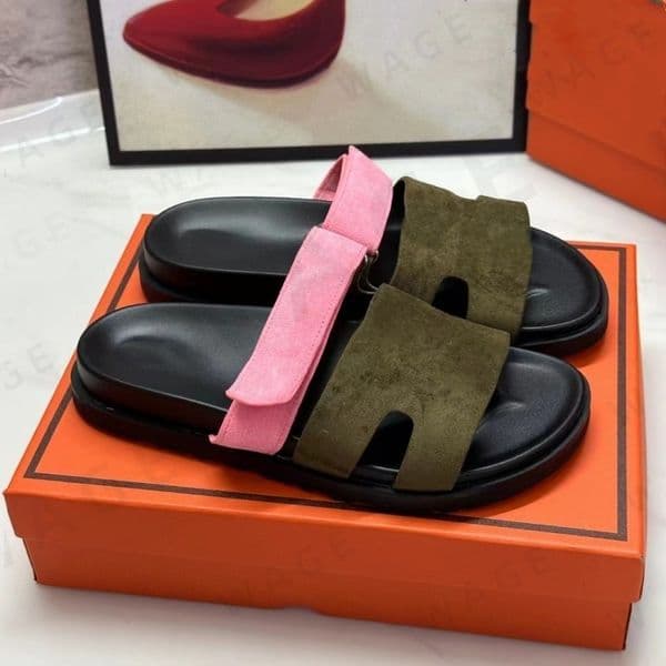 2026 Women's Multi-Strap Slide Sandals - Contrast Color, Soft Texture, Open-Toe, Multi-Colors, Comfortable Sole, Cushioned Footbed, Ideal for Summer/Daily/Leisure Outings-4