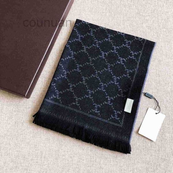 Designer Scarf 100 Cashmere wool Scarves Womens and mens Long Wraps Classic Plaid Women Man silk scarf designers with Brand Box