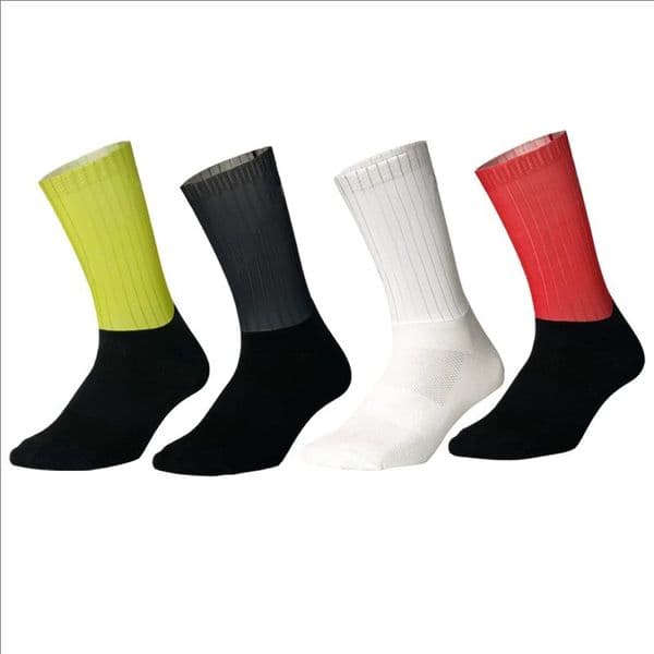 Anti slip silicone cycling socks Men Road Bicycle Socks High Quality Professional Competition Sport Riding Soccer Mesh Breathable Bike Sock