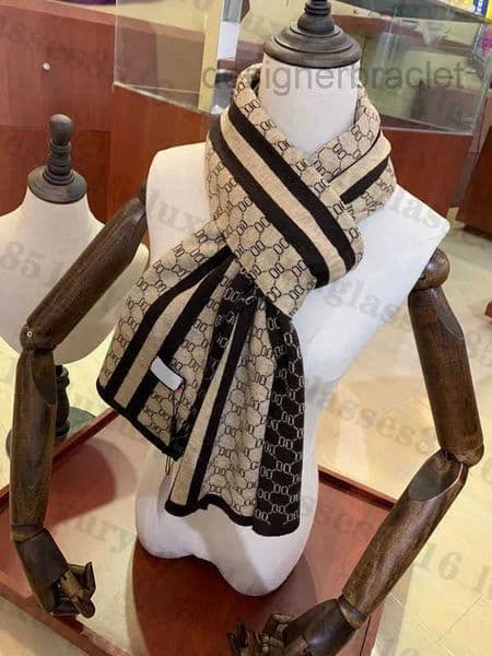 Luxury designer scarf mens cashmere size 18032cm Fashion Winter Warm Unisex Wraps Classic Scarves Men Womens Daily commuting scarves