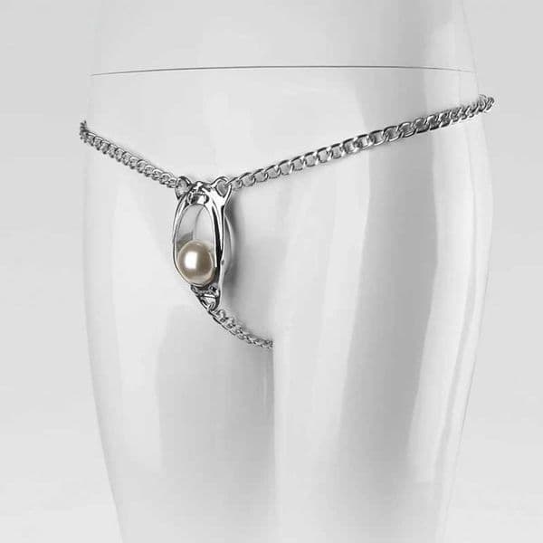 Women Chastity Lock Metal Vaginal Lock Bead Belt Urethral Locks Chain Binder Erotic Lesbian Sex Toys For Couple Adult Toy BDSM L251230 L260402