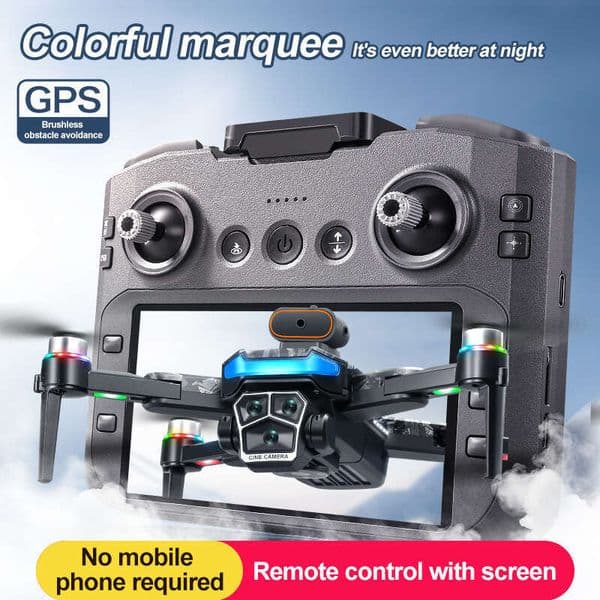 A14 Drone Brushless 4.5Inch With Screen Control, Obstacle Avoidance, Optical Flow, Intelligent High-Definition Aerial Photography, Remote Kuhangxin