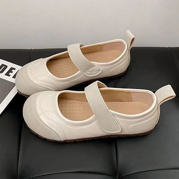 Womens Mary Jane Flats -Adjustable Strap Slip-On Lightweight Casual Flat Shoes Versatile SpringAutumn Daily Wear 260402