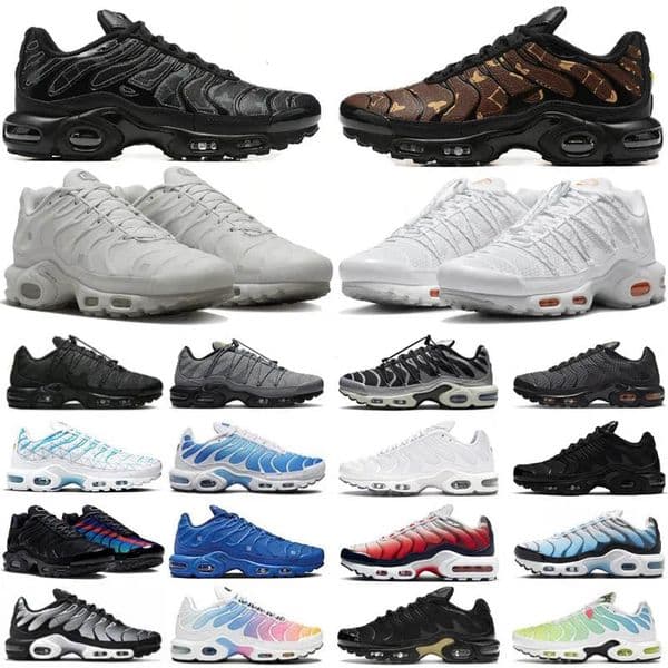 Designer plus s mens running shoes Triple White Black 25th Anniversary Atlanta Grey Reflective House Blue Onyx Stone Men Women Trainers Sports Sneakers