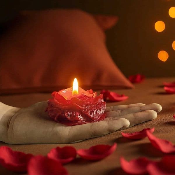 48 Rose Smell Cryogenic Candle Yilan Mild Wax Solution Soybean Wax Joyful Candles for Romantic GiftZ260403