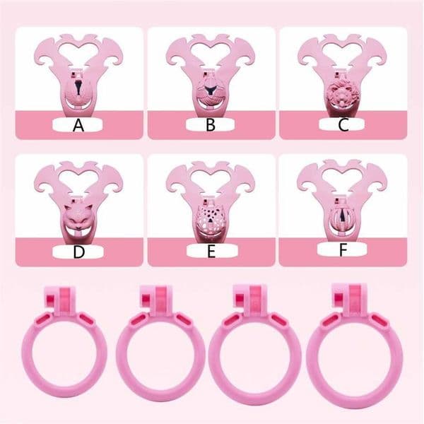 C-shaped Chastity Belt Male Cage with Removable Silicone Anal Plug Sissy Abstinence Urethral Device Sex Toys