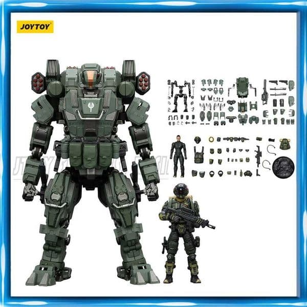 JOYTOY 1/25 Action Figure APOC Series Falcon 02 Rapid Assault Mech ST-8615 Steel Ride Corps Assaulter Rhett figures Toys X260403