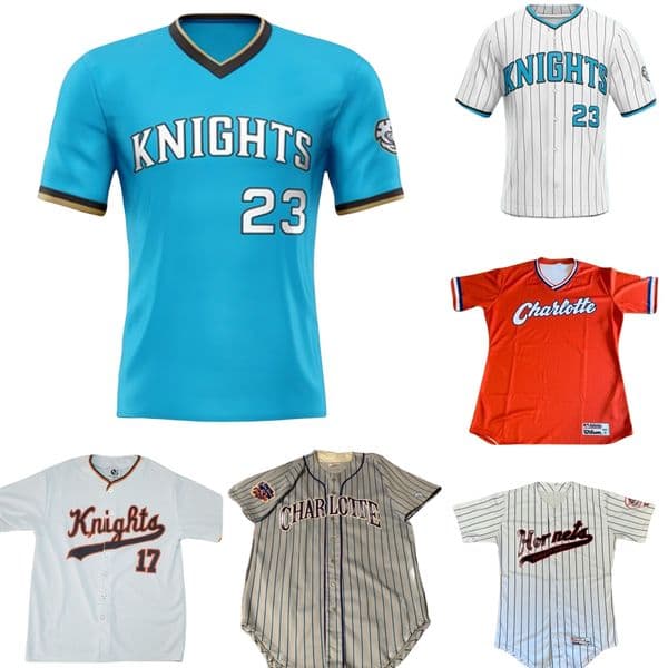 Charlotte Knights Baseball Jersey Custom Jersey Any Name Number 1234