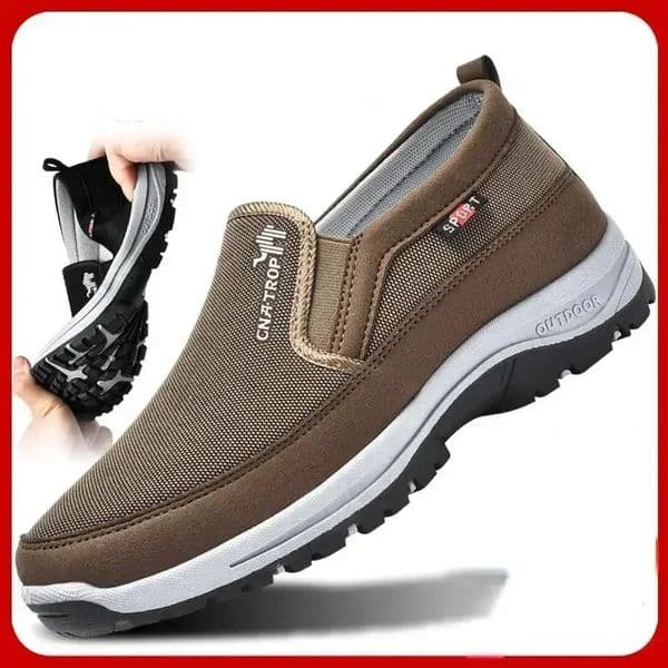 Mens Casual Shoes Classic Loafers Anti-slip Soft Sole Comfortable Mens Leather Sneakers Non-slip Retro Driving Shoes Plus Size 260402BJ