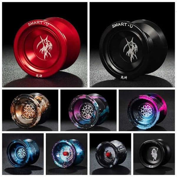 Classic Toys 10 Ball Bearing Metal Yoyo Alloy Aluminum Unresponsive Yo Toys High Speed Professional Yoyo Ball Kids Gift X260403