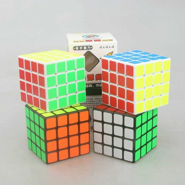 Shengshou 4x4x4 Cube Shengshou 4X4X4 4x4x4 Cube Smooth Surface Frosted Stickers Classic 4x4x4 Cube S260402