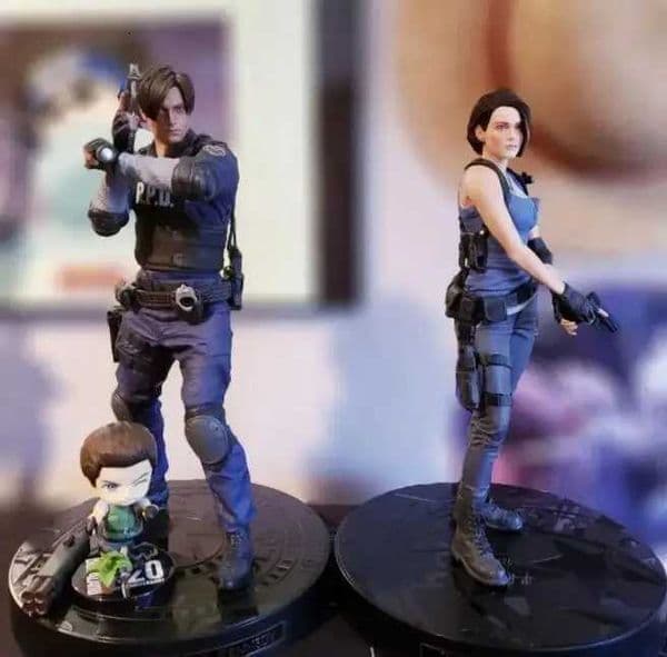 Game Biohazard Character Leon Scott Kennedy JILL VALENTINE Action Figure Toys X260403