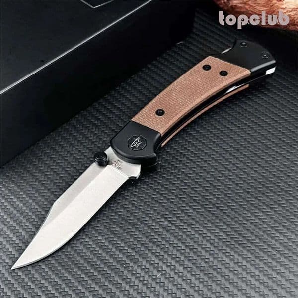 tactical knife High quality Classic 112 knives Folding Knife pocket knife 2.83'' D2 Steel Blade, Micarta Handles