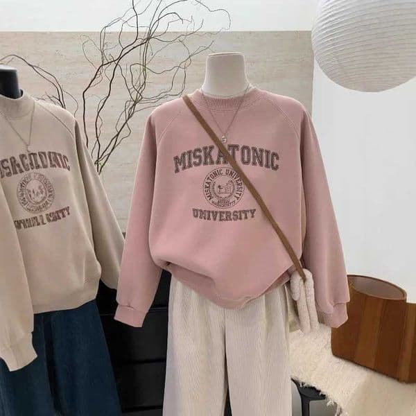 2026 Spring and Autumn New Casual Womens Clothing Loose Top Sweater Fashion Versatile L260403