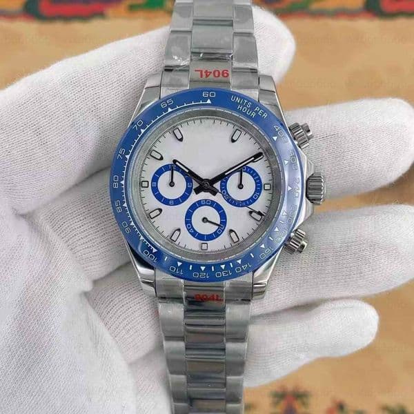 AAASuper U1 ST9 Clasp top Mens Watch 3836 Automatic Mechanical Ceramic Bezel Spphire Glass Stainless Steel Solid Clasp waterproof Men Watches Male Wristwatch
