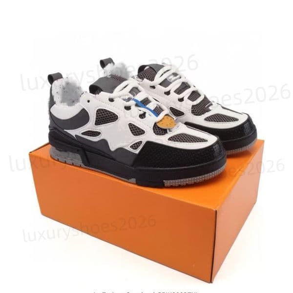 2026 Luxury Designer Sport Shoes sneakers SKATE 1854 low-top White Platform green red black white Breathable leather Men Shoes sneaker running x2