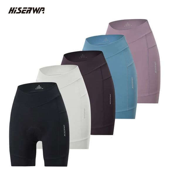 HISERWA Summer Women Cycling Shorts 6 Hour Raed Padding High Quality MTB Bicycle Shorts Downhill Pants Casual Cycling Shorts 260331BJ