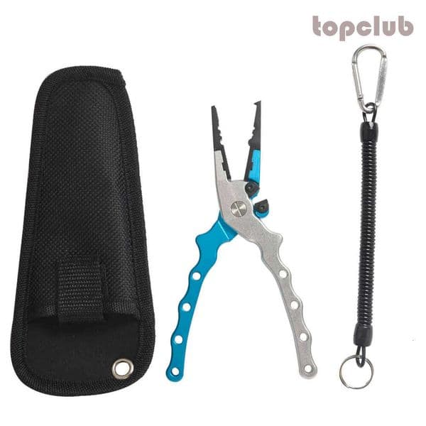 High quality Saltwater Hook Remover knives Kit pocket knife Aluminum Fly Pliers Freshwater Fishing Line Cutter tactical knife Split Ring
