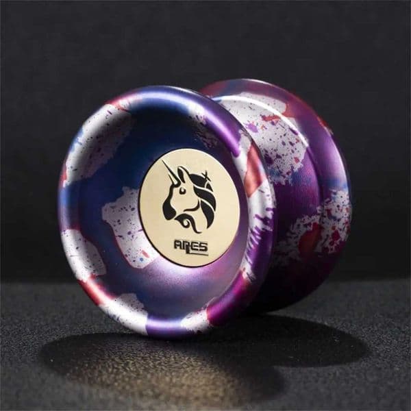 Fashion 10 Ball Bearing Metal Yoyo High Speed Unresponsive Yo Toys Spinning String Alloy Aluminum Yoyo Ball Gift X260403