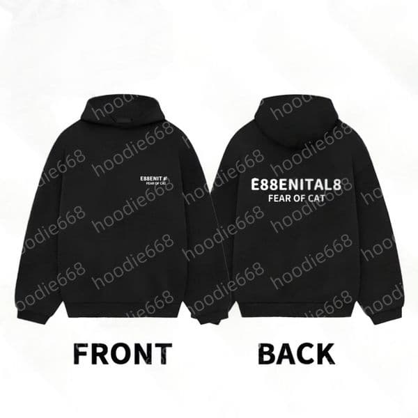 Hoodie men hoodies tracksuit designer men clothes set sweatshirt fear of high quality mens desinger women pullover o-neck letter sleeve casual sport black hoodys