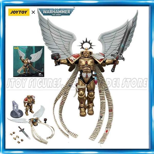 JOYTOY 40K 1/18 Action Figure Blood Angels The Sanguinor with Encarmine Broadsword figures Toys X260403