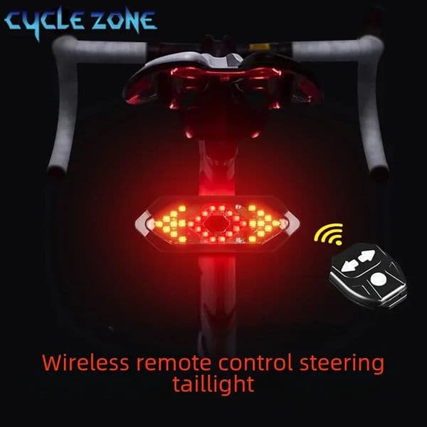 Remote Controlled Turn Signal Tail Light Usb Rechargeable Mountain Waterproof Night Riding 32led Bicycle Turn Signal 260331BJ