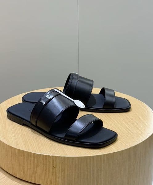Everyday Elegance Men Joao Sandals Shoes Jackson Nappa Leather Strappy Techno-sandal Flats Slip On Beach Slippers Luxury Brand Slip On Flip Flop EU38-47