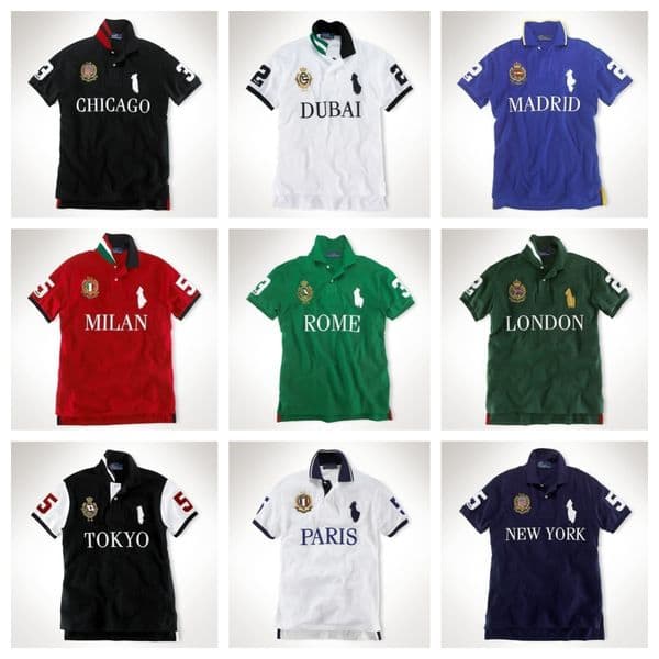 NEW sports tshirt Designer Polos Shirts for Mens T Shirt Designer Shirts for Men City Name Chicago New York Short Sleeve Cotton Casual embroidery Summer Tee 26ss