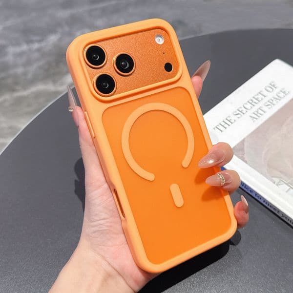 Luxury Matte Skin Shockproof Phone Case For iPhone 17 Air 16 15 14 Plus 13 12 Pro Max Magnetic Magsafe Protective Cover