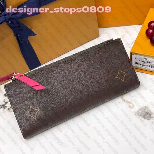 Designer Wallet Luxury Women's Long Wallet Printed Flower Folding Wallet Credit Card Clip Women's Wallet Handbag