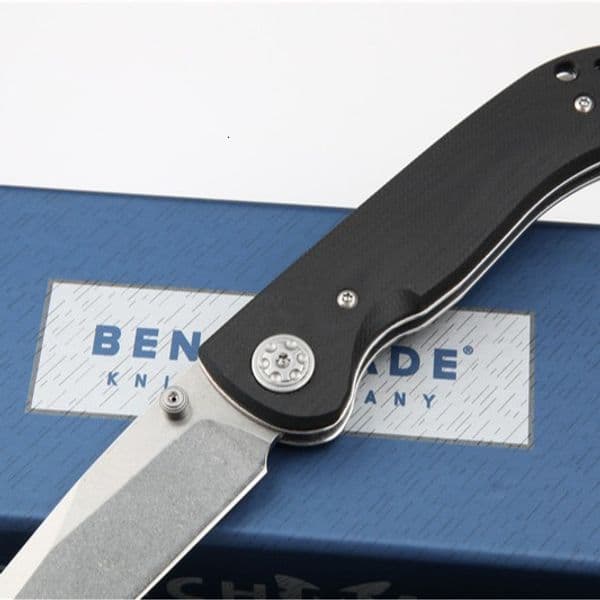 968 Outdoor Folding Mark 20cv High Hardness folding knife G10 Stone Washed Camping Wilderness Survival Sharp Portable Knife