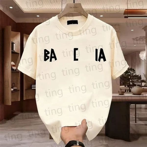 Bestselling luxury men's T-shirt designer T-shirt casual men's and women's T-shirt letter printed short sleeved luxury men's hip-hop short sleeved shirt