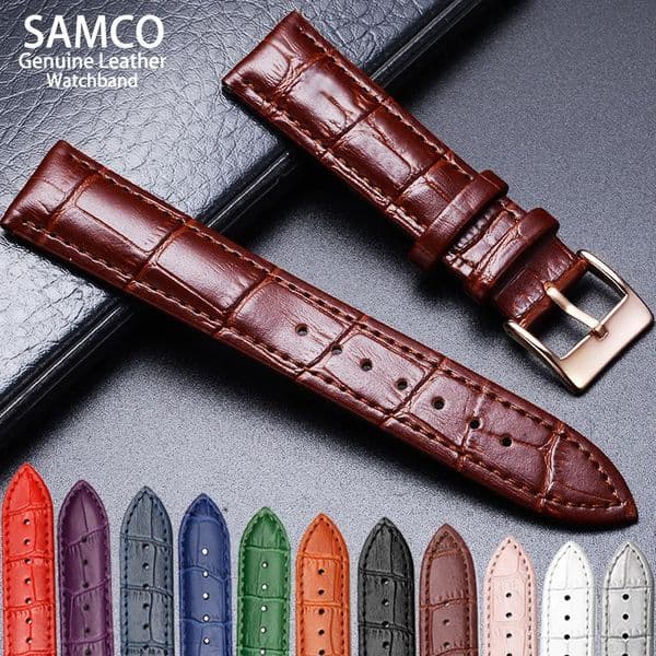 Premium Genuine Leather Watchbands 121416181920212224 mm Watch Band Strap High Quality Wrist Belt Bracelet Tool 260403