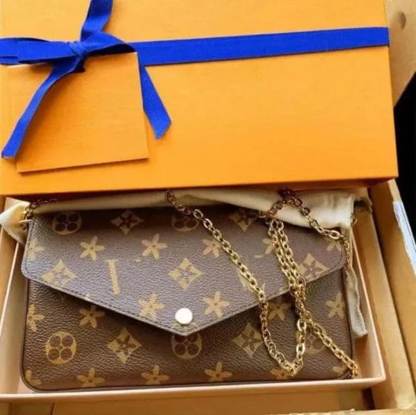 Designer purse women bags handbag wallet on chain embossed woc crossbody bag luxurious bags sling bag Woman Bags felicie lady portefeuille Evening Bags