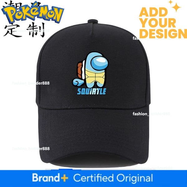 Space Werewolf x Pokemon Collaboration Unisex Fashionable Sun-Protective Outdoor Sports Baseball Cap