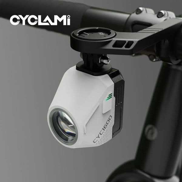 CYCLAMI Hanging Bike Headlight Ultra Bright Wireless Remote Front Lamp MTB Road High Brightness White CYC 1600 Lumen Light 260331BJ