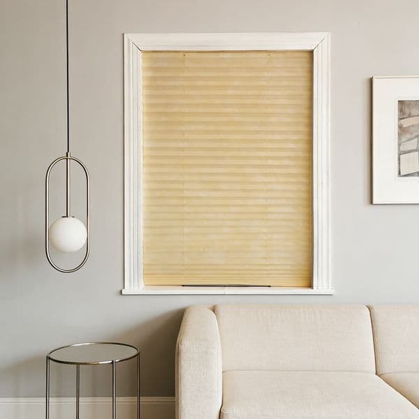 Wholesale Modern Cordless Honeycomb Pleated Curtains No Drilling Required UV Protection Eco Friendly Light Filtering Window Blinds