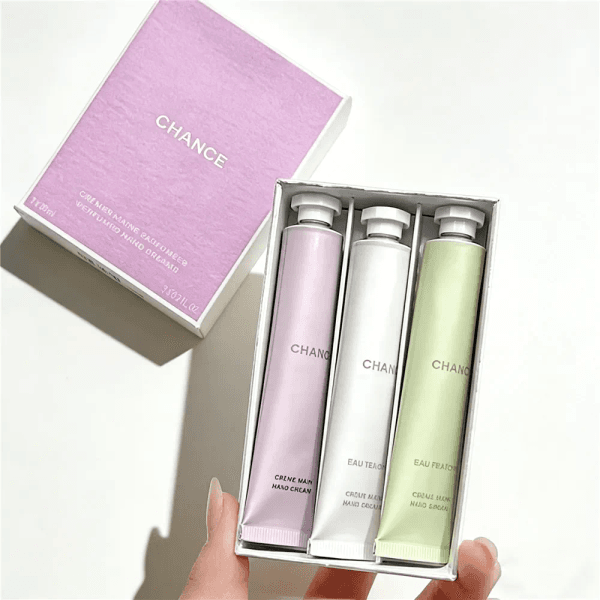 Brand Hand cream CHANCE EAU TENDER FRAICHE PERFUMED HAND CREAMS CREME MAIN 20ml*3pcs Perfume Set for women girl Moisturzing Hand Lotion