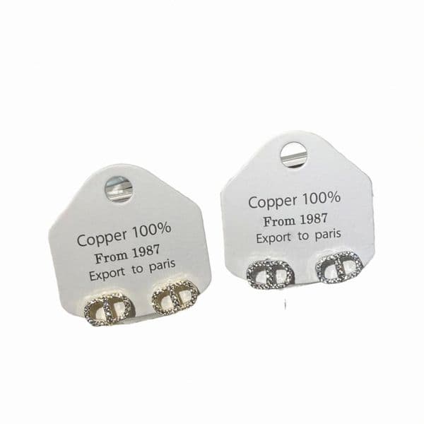 elegant Zircon Pearl Letter Stud Ladies' Jewelry Earrings Earrings For Women Unique Design High-end Designer Earrings New Trendy Fashion Ear M0fc#