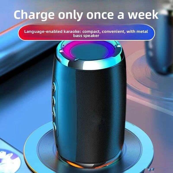 518 Smart AI Bluetooth Subwoofer High Volume Announcement Device Card Slot Wireless Gift Small Speaker Box No Lagging
