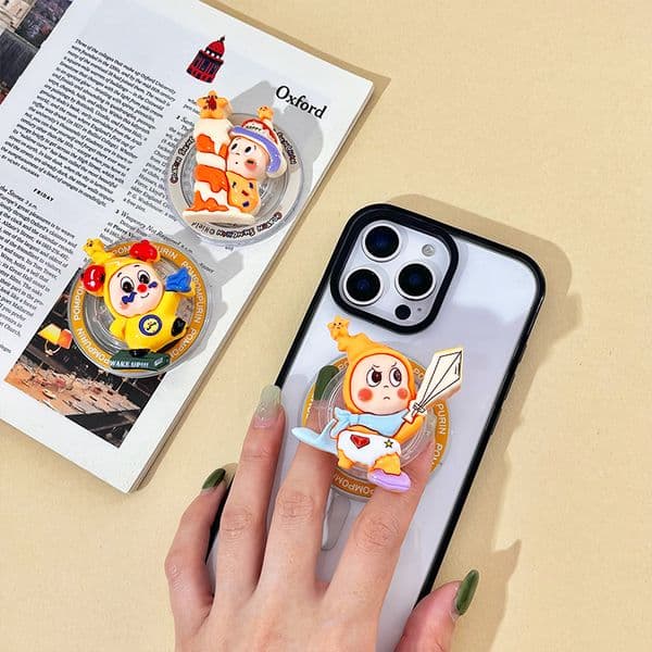 Foldable Retractable Magnetic Mobile Phone Stand Holder For iPhone 12 13 14 15 16 Series