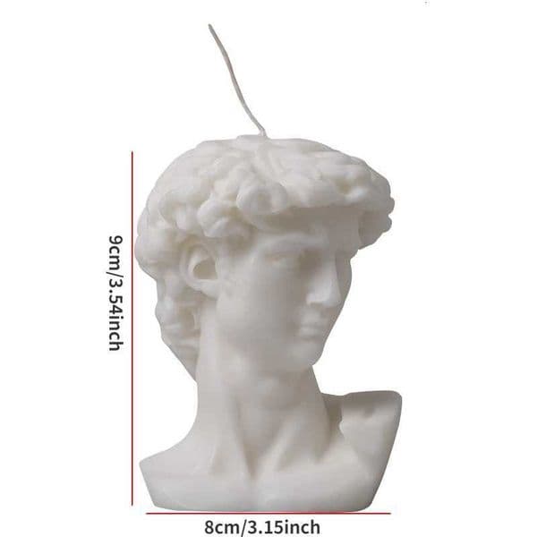 Nordic Style David Scented Candles Mordern Home Desktop Decorations Accessories Aroma Candles Birthday Gifts Luxury Candle DecorZ260403 Z260527