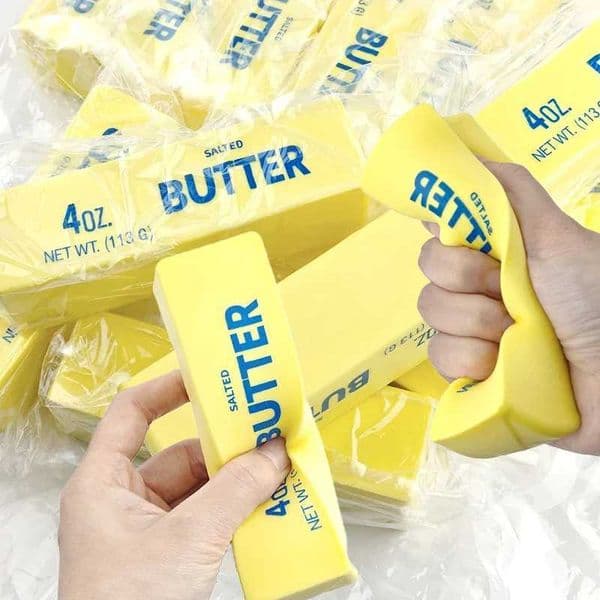 Butter Stick Squishy Toy Slow Rising Squeeze Toy Butter Bar Brick Squishy Fidget Toy Anti Stress Release Hand Relax Toy Gift H260403
