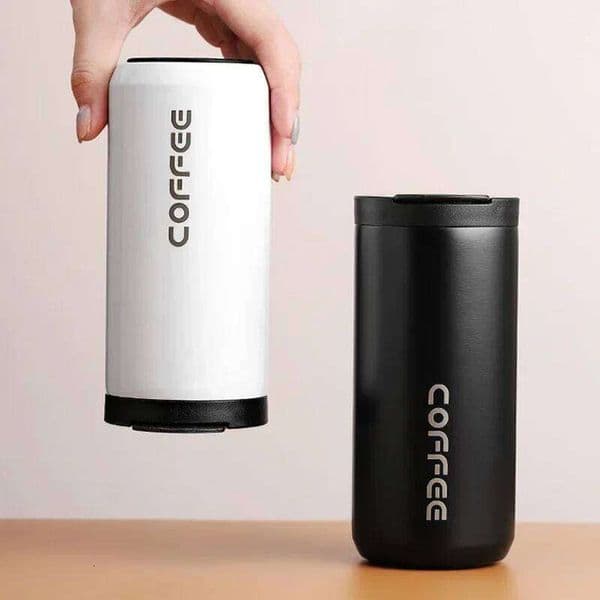 400ML Stainless Steel Thermos Bottle Thermal Mug Leakproof Car Vacuum Flasks Coffee Cup Travel Portable Insulated Bottles 26Y0402