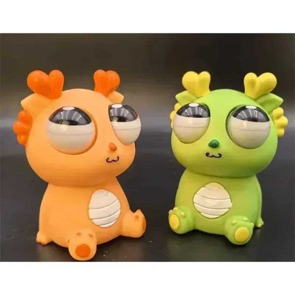 Pop Eye Dragon Pinch Joy Decompression Toy The Year of The Loong Squeeze Eye Staring Little Dragon Figure To Vent Pop Eye Dragon H260403
