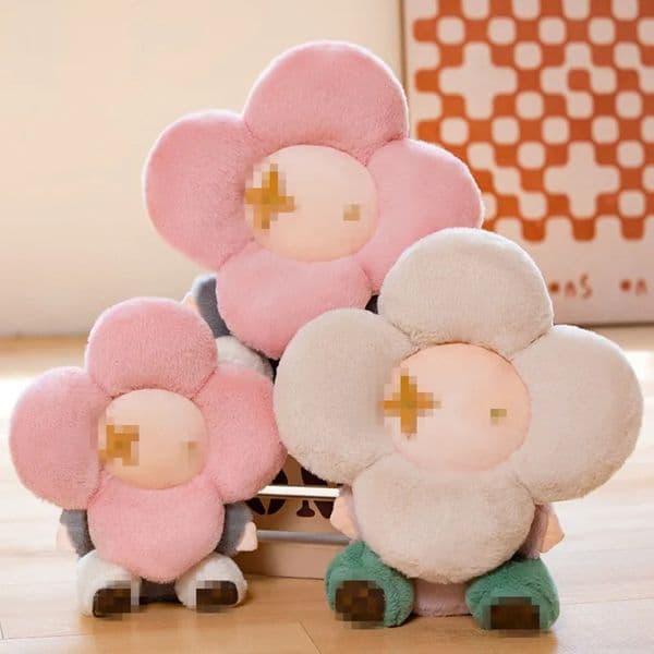 Luxury Designer Luxury Designer Pillow Decorative h Pillows Ins Suower Shape For Sofa Girl Lovely Plush H Seat Living Room Bedroom Decor Rabbit Hair Heychain F 12