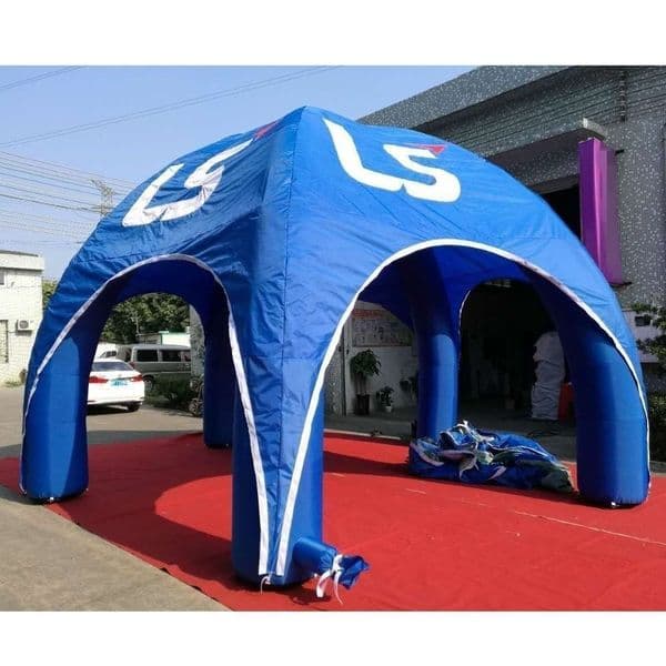 Free delivery High quality giant inflatable event tent with printings inflatables dome tent spider party tents trade show kiosk for advertising