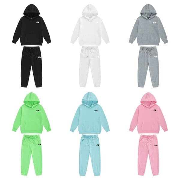 Kids Boys Tracksuit Baby Designer Clothes Basketball Sports Summer Style Boys and Girls Hooded Sweatshirt Pants Set