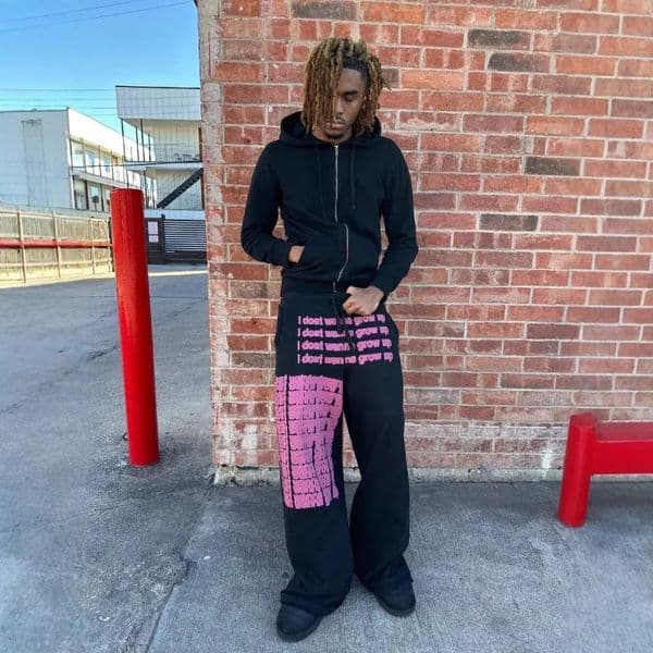 Y2k Clothes Baggy Sweatpants Man Pants De Hombre Streetwear Calca Masculina Menswear Clothing Black Winter Pants for Man 2026 260402